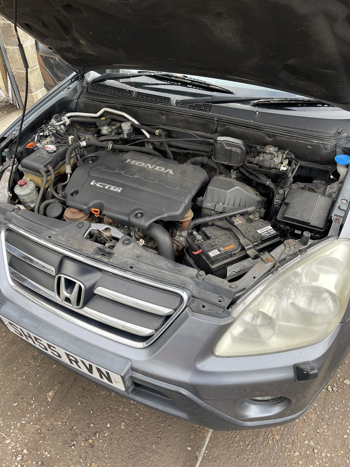 HONDA CRV MK2 2.2 DIESEL iCDTI ENGINE COVER PANEL PA6+PA66MD30 2005