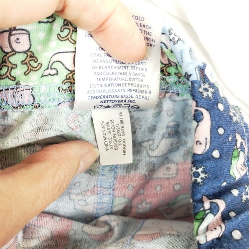 Vineyard Vines Christmas Whales Pants L 16 Top Women's M Sleepwear - Picture 6 of 10