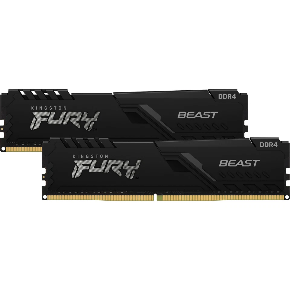 Kingston FURY DIMM 64 GB DDR4-3200 (2x 32 GB) Dual-Kit, Arbeitsspeicher, schwarz