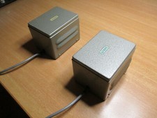 2 WIBRE- Trafos, 220 V- 24 V, für 100 W Leuchten, Blechgehäuse, funktionstüchtig