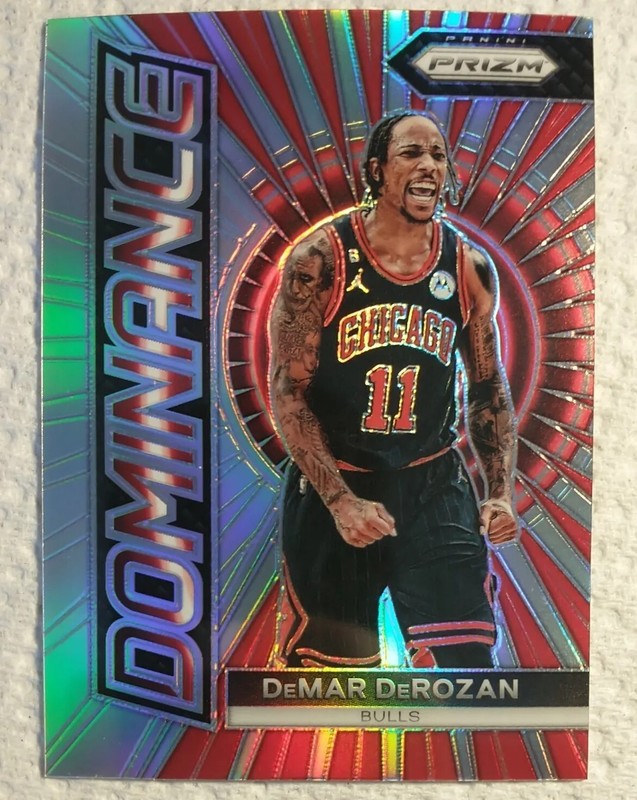 2023-24 Prizm Basketball DeMar DeRozan Holo Silver Insert Kings Raptors Bulls SP