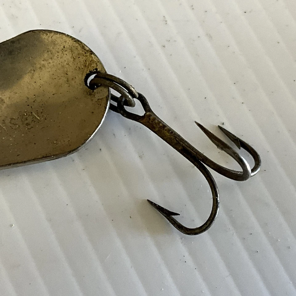 Señuelo de cuchara oscilante martillado vintage LUHR JENSEN Foto 3 de 4