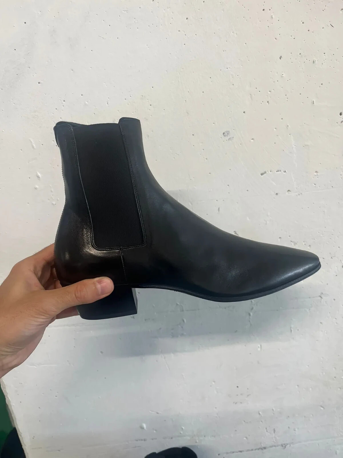 Stivali Saint Laurent Paris Q:2 Vasilli in morbida pelle nera nuovi con etichette 41