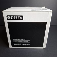 Delta DT062412-BL 4" Tile-In Square Shower Drain - Matte Black - Open Box