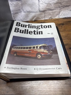 Burlington Bulletin Magazine #24-31 Route Historical Society Eisenbahn Züge