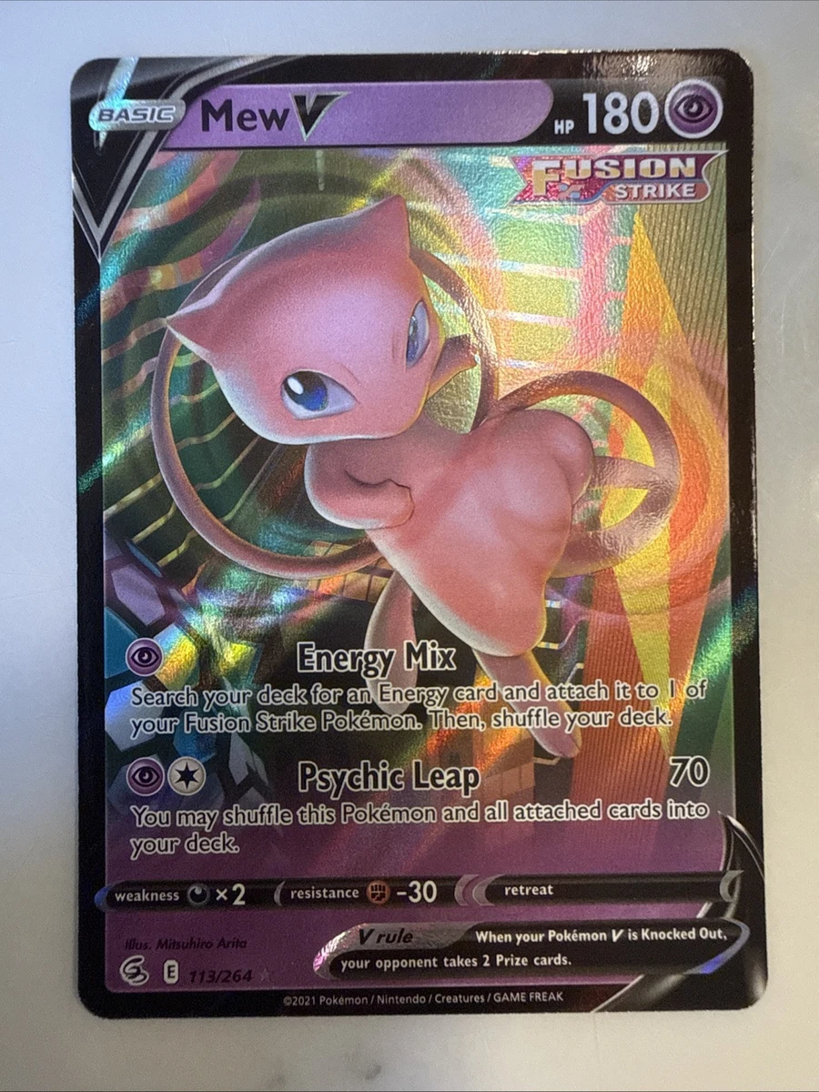 Mew V Pokémon TCG Cards for sale | eBay