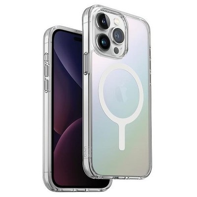 Case UNIQ LifePro Xtreme für Apple iPhone 15 Pro Max MagClick Charging opal/irid