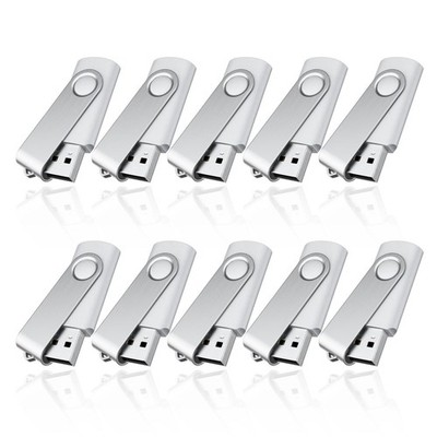 10x USB 2.0 Stick 8 GB Speicherstick Flashdrive Speicher Memory Weiß 10er Set