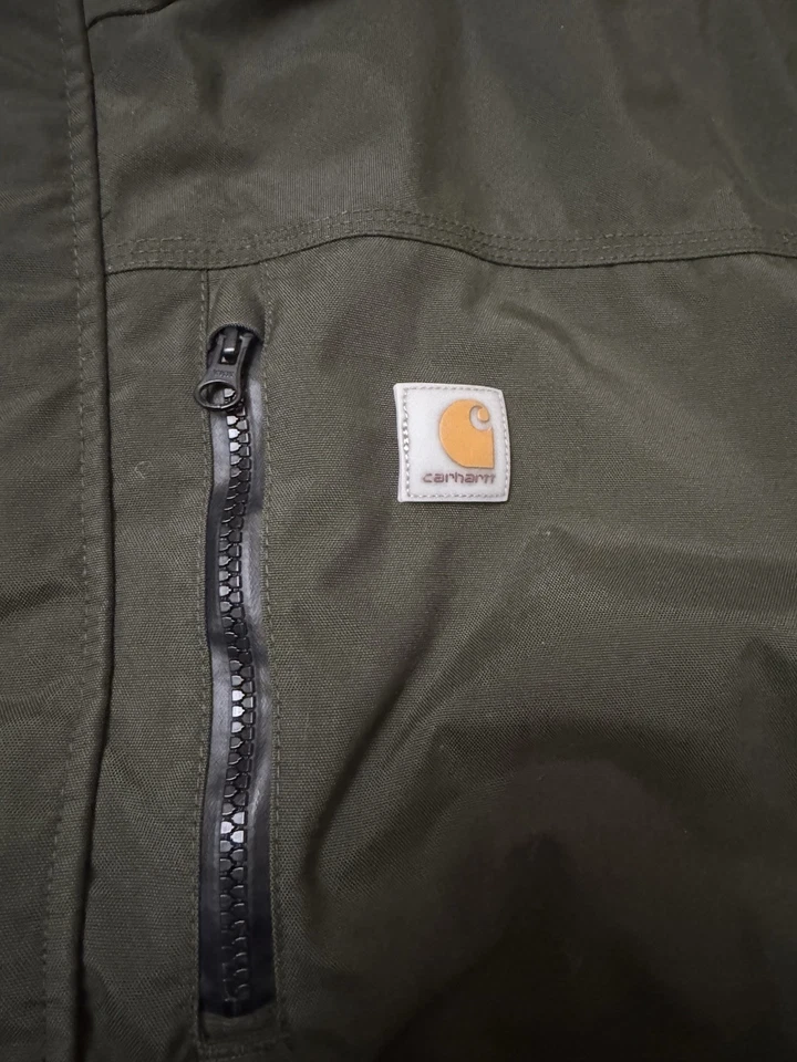 Men's Carhartt Jacket Full Swing Loose Fit green Insulated Size - Image 3 of 4