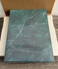 NEW Set Of 12 Vintage Paper Direct Marble Green SUPERGLOSS Presentation Folders