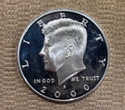 2000 S Proof Silver Kennedy Half Dollar