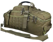 3 In 1 Military Backpack Travel Duffle Bag for Weekender Gym Small (30L) Green