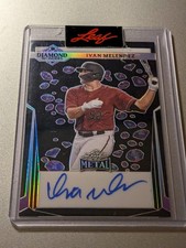 2023 Leaf Metal Ivan Melendez  Pre-Production Proof Auto 1/1 Diamondbacks
