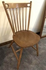Tell City Chair Co. Hard Rock Maple Captain's Chair with Spindle Back