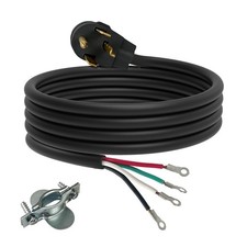 4 Prong Dryer Cord, 10 Ft 10/4 SRDT, 30 Amp Appliance Extension Power Cord, N...