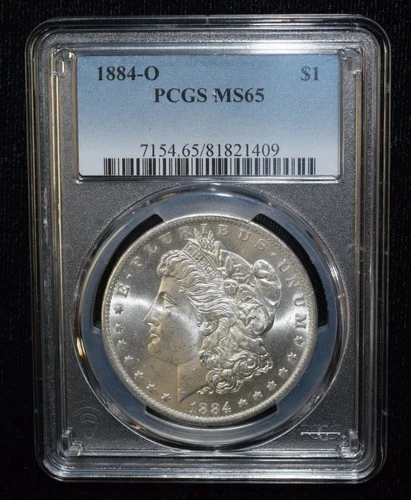 1884-O PCGS MS65 $1 Morgan Silver Dollar