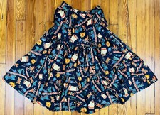 Express Compagnie Internationale Vintage 90s Southwest Western Circle Skirt S/M