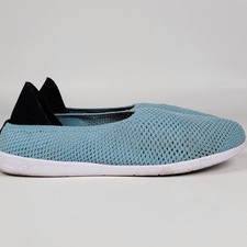 Mahabis Breathe Summer Slippers Jaipur Blue/Alta White - Size 6.5-7 Women