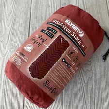 Klymit Insulated Static V Air Pad Single Red 72 x 23 in Sleeping Pad