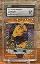 2019-20 O-Pee-Chee Platinum Filip Forsberg #29 Orange Checkers /25 CGC 10 Gem