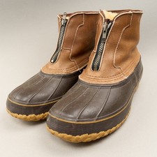 Vintage L.L. Bean Insulated Zip-Up Duck Boots...