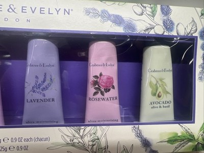 Crabtree & Evelyn Hand Therapy Collection Gift Box Set - 6 Piece