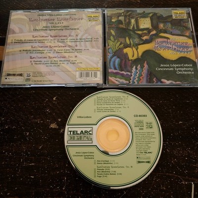Villa-Lobos Bachianas Brasileiras CD 1995 Classical Orchestra Telarc