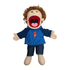 Silly Puppets Tommy Peach Boy 14" Hand Puppet Boys & Girls
