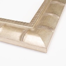 Picture Frame Moulding Wood 18Ft Bundle - Bamboo Silver Finish - 2.75" Width -