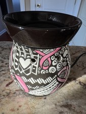 Scentsy Breast Cancer Awareness - Bänder der Hoffnung (nicht mehr produziert) Wachswärmer funktioniert