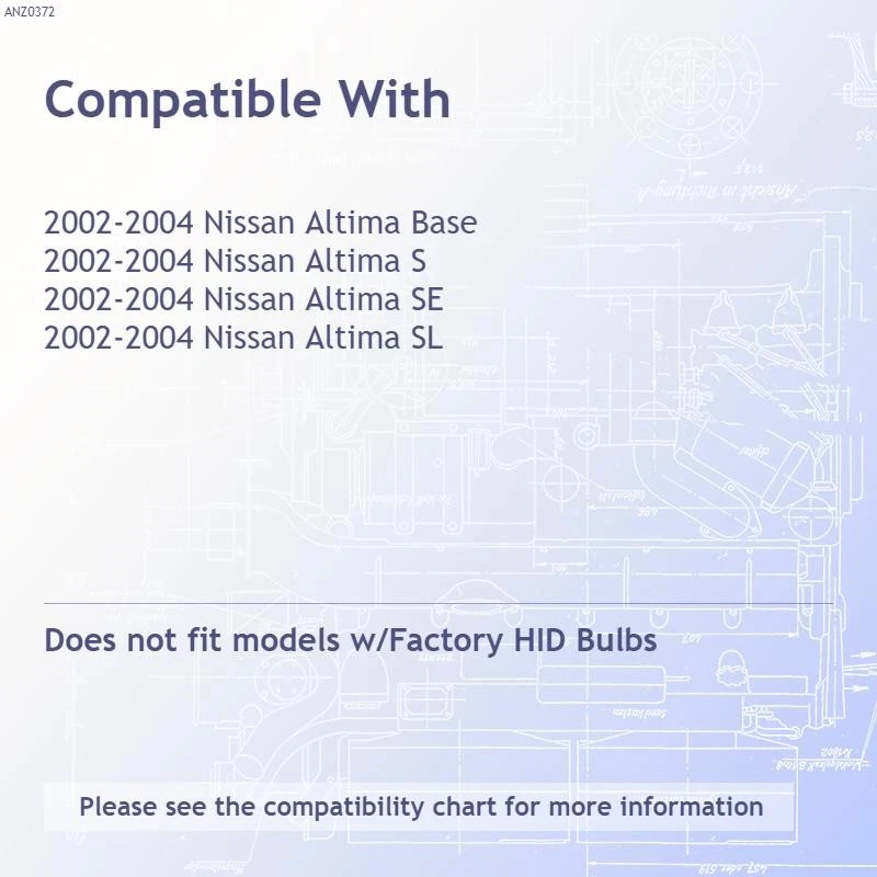 Juego de faros de cristal con lente transparente cromados para Nissan Altima 2002-2004 sin HID Foto 3 de 3