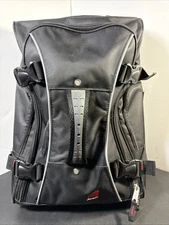 Athalon Carry On Luggage 20 Inch Black Hybrid Travelers Rolling Suitcase/Duffel