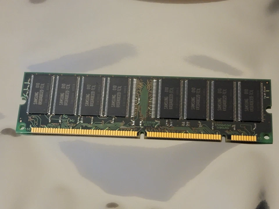 Samsung M366S1623DT0-C1L 128MB PC100-322-620 DIMM SDRAM Memory RAM PowerMac G4 ∇ - Image 3 of 3