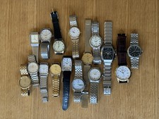 Men’s Seiko + Citizen Quartz Watch Lot - As Found