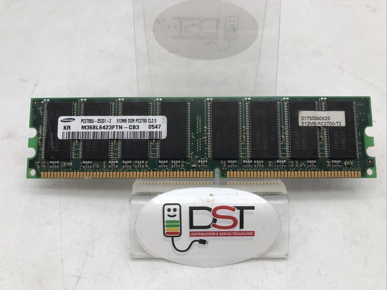 SCHEDA DI MEMORIA RAM PER DESKTOP SAMSUNG DDR2, M368L6423FTN-CB3 512MB
