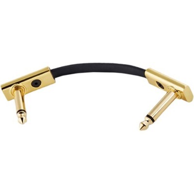RockBoard Patchkabel Flat 5cm gold | Neu