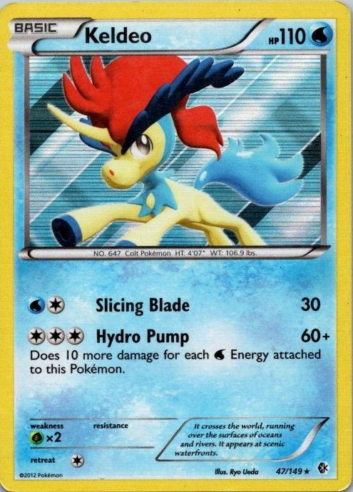 Keldeo 47/149 Boundaries Crossed Holo LP