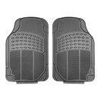 FH Group Universal Fit Trimmable Rubber Cars Floor Mats - Front Mats Only
