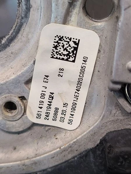 2012-2019 VOLKSWAGEN PASSAT STEERING WHEEL BLACK 561959537 Foto 4 de 4