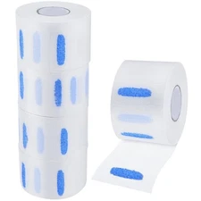 5 Rolls Barber Neck Paper Strips Band Disposable Haircutting Stretchy Barber ...