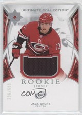 2021 Upper Deck Ultimate Collection Rookies Jersey 290/699 Jack Drury #187 eu6