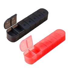 14 Separate Slot Pills Organiser Case Travel Friendly Medication Storage Box