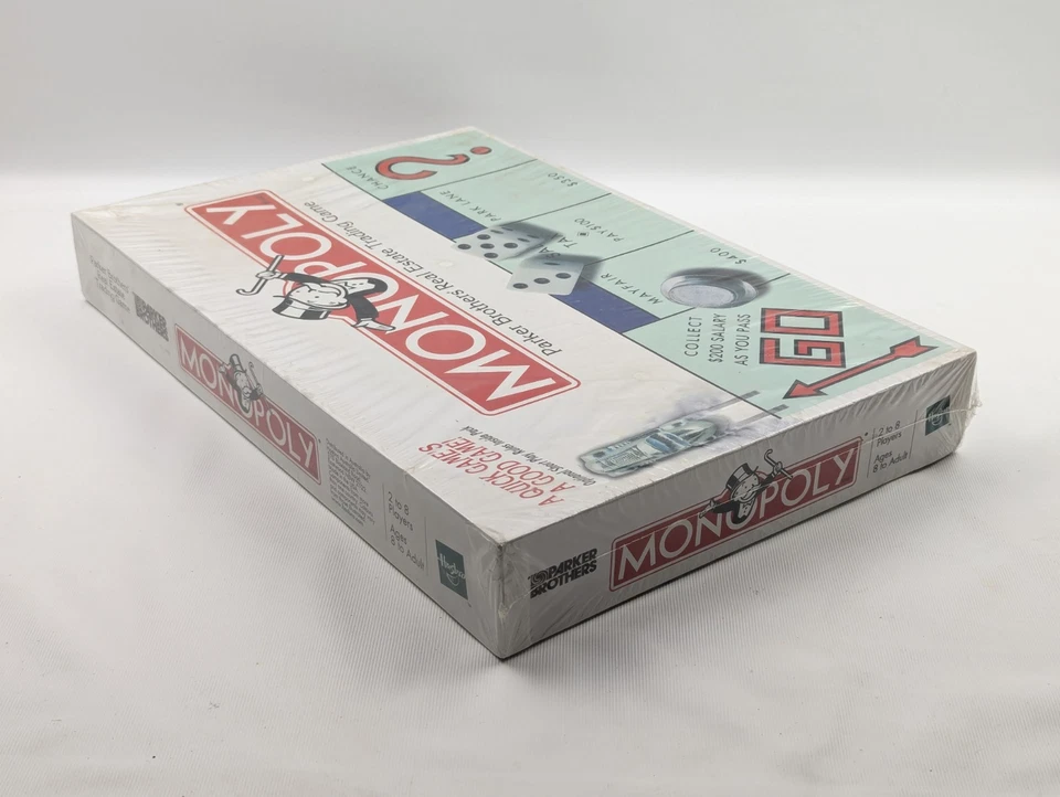 Vintage 1999 Parker Brothers Monopoly New Plastic Sealed BRAND NEW Made In USA - Image 3 of 4