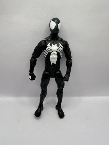 Marvel Legends SYMBIOTE SPIDER-MAN 6" action figure sandman baf series (no BAF)