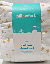 Pillowfort Stars cotten sheet set - twin 220 thread count Kids/teens