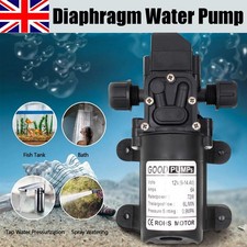 12V 130PSI Water Pump Self Priming Pump Diaphragm High Pressure Automatic Switch