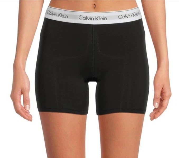 Calvin Klein Women's Modern Cotton Boxer Brief Black Size XL Style QF7625 - Image 2 of 4