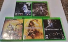 Lot of 5 Xbox One Games Shadow Of Mordor and Mortal Kombat XL 2  Video Games