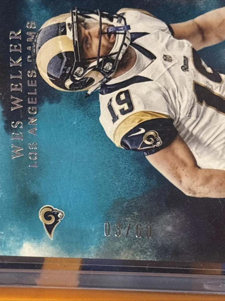 2016 Panini Origins TURQUOISE /60 WES WELKER #23 LA RAMS SP Nm-MT LEGEND - Image 2 of 4