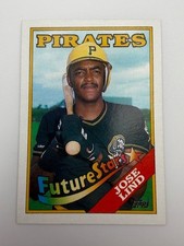 #767 Jose Lind [Rookie] Pirates 1988 Topps Baseball Card NM. rookie card picture
